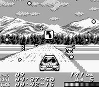 une photo d'Ã©cran de V-Rally Championship Edition sur Nintendo Game Boy